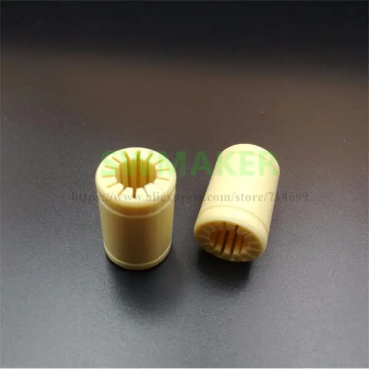 1pcs 3D Printer Solid Polymer Bearing ID 6/8/10/12mm shaft Drylin RJMP-01-08 RJMP-01-06 RJMP-01-10 RJMP-01-12 LMUU