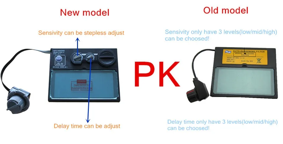 Free shipping  Duba Auto Darkening Welding Mask Welding Helmet LI Battery Solar Welding Filter LY600A Free shipping