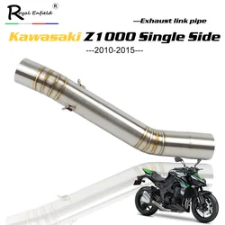 z1000 2010-2015 single side Motorcycle Exhaust connect Pipe mid link pipe elbow For KAWASAKI Z1000 2010 2011 2012 2013 2014 2015