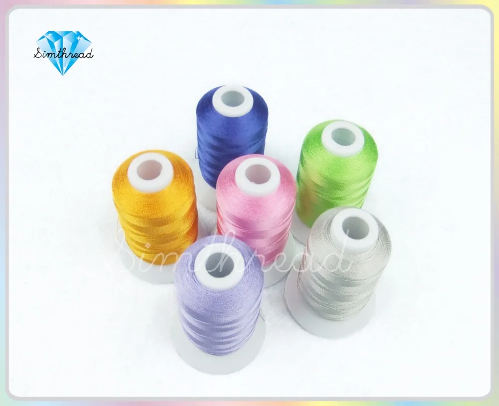 Market popular Lot of 58 Spools 500m Rayon Embroidery Machine Thread+free shipping