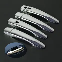 FUNDUOO For Renault Kadjar 2015 2016 2017 2018 High Quality Chrome Door Handle Cover Pad Sticker Molding Styling Overlay Bezel