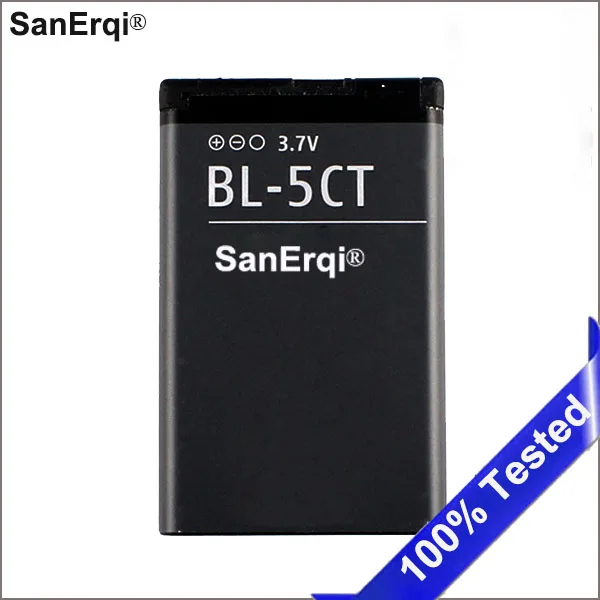 

10pcs Battery For Nokia BL-5CT phone battery for Nokia 5220 5220XM 6730 C5 6330 6303i C5-00 C6-01 C3-01 6303C BL5CT battery