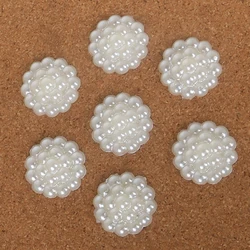 High Quality 16mm 20mm 22mm Handcraft Ivory ABS Imitation Pearls Buddha Beads for DIY Jewelry Craft Making