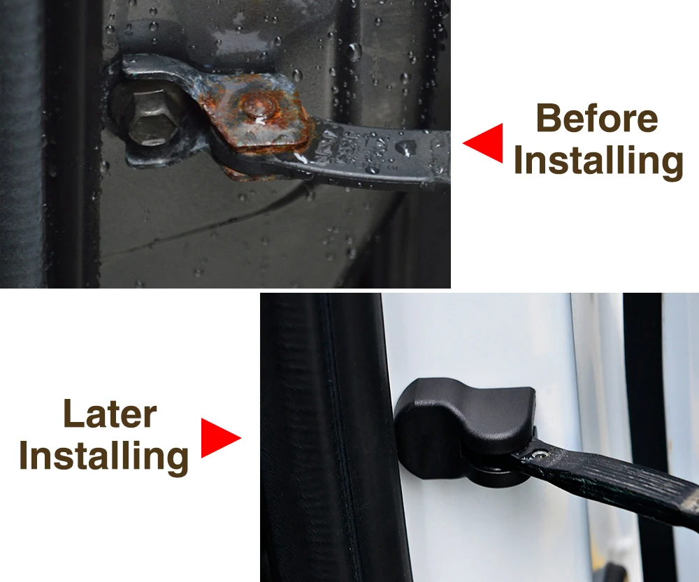 غطاء حماية لأبواب ليفان X50 X60 620 320 520 ، 4 قطعة/المجموعة ، أسود ، ملحقات تزيين السيارة #3