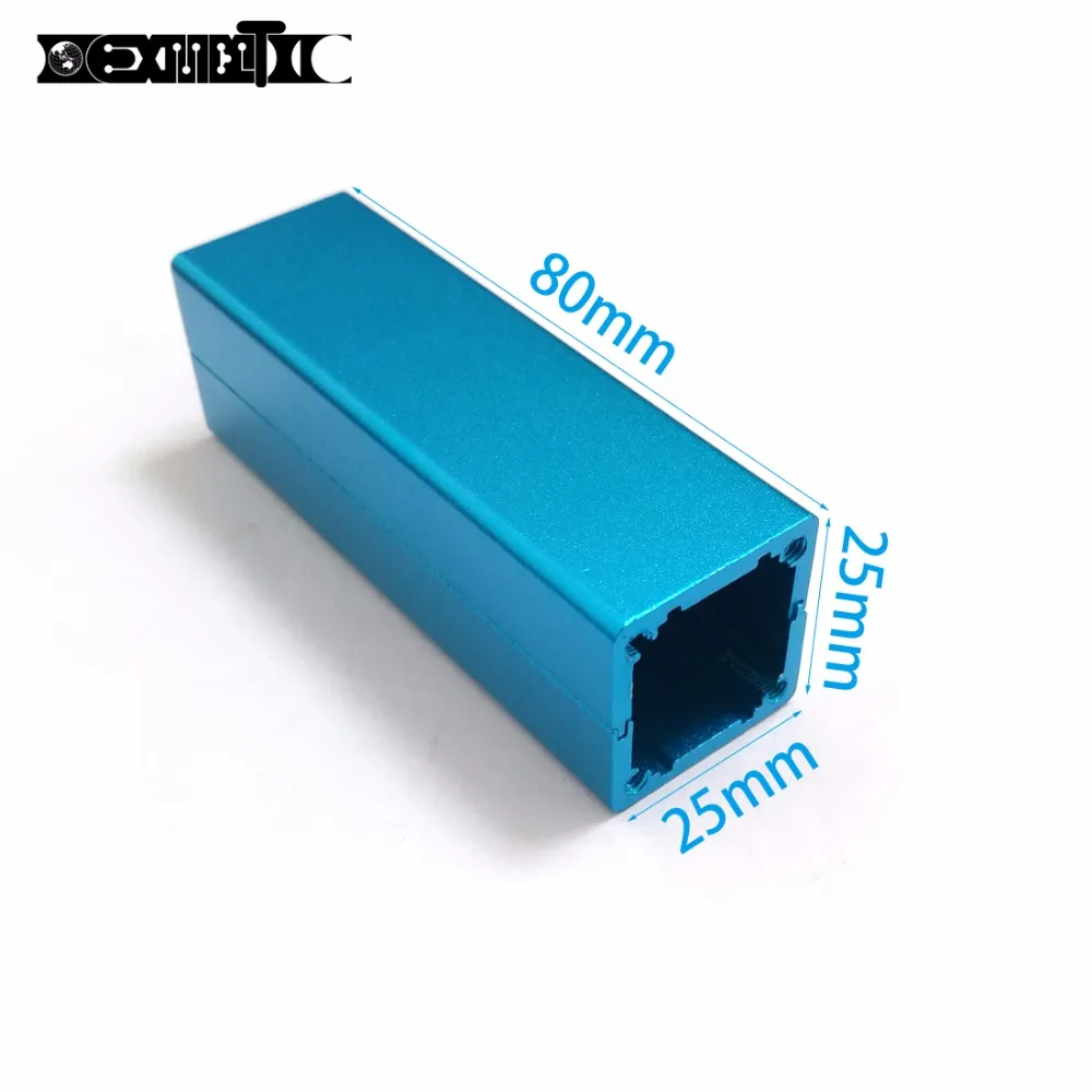 

Aluminum Project Box Extruded Enclosure 25(0.98")(H)X25(0.98")(W)X80mm(3.14")(L) DIY NEW Separate Type