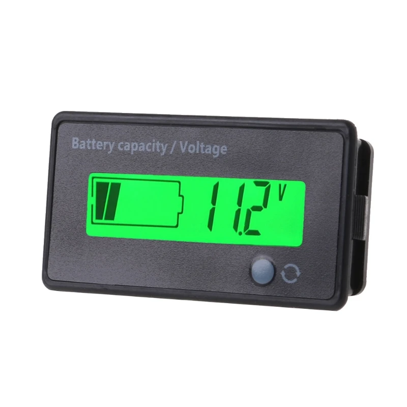 12V-84V Lead-acid Battery Capacity Indicator Voltage Meter Voltmeter LCD Monitor