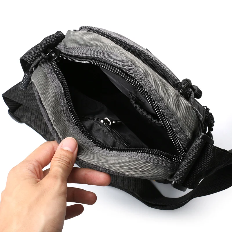 Men Shoulder Bag Messenger Multifunction Bags Crossbody Bag Waterproof Oxford Cloth Casual Travel Mans Toolkit