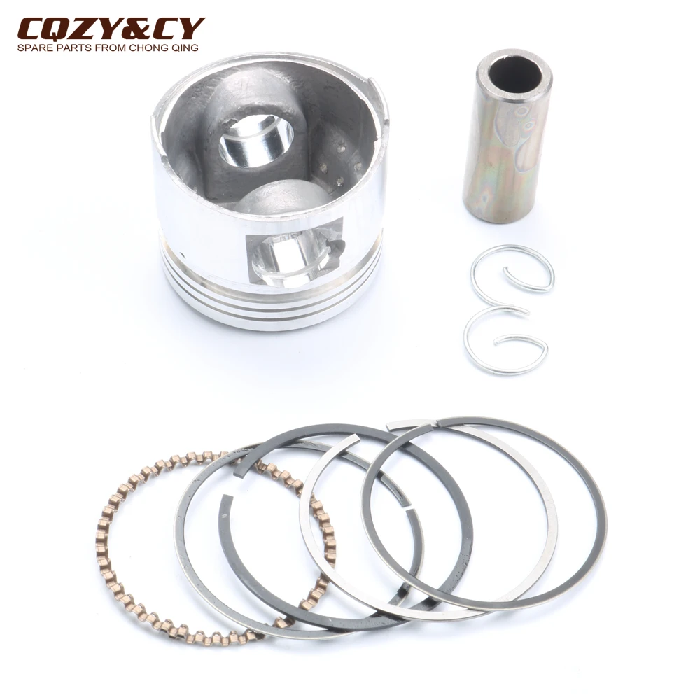 39mm 44mm 47mm 50mm Piston Kit for GY6 50cc 60cc 80cc 100cc 139QMA 139QMB 4-stroke Scooter Karting ATV Cart 13mm