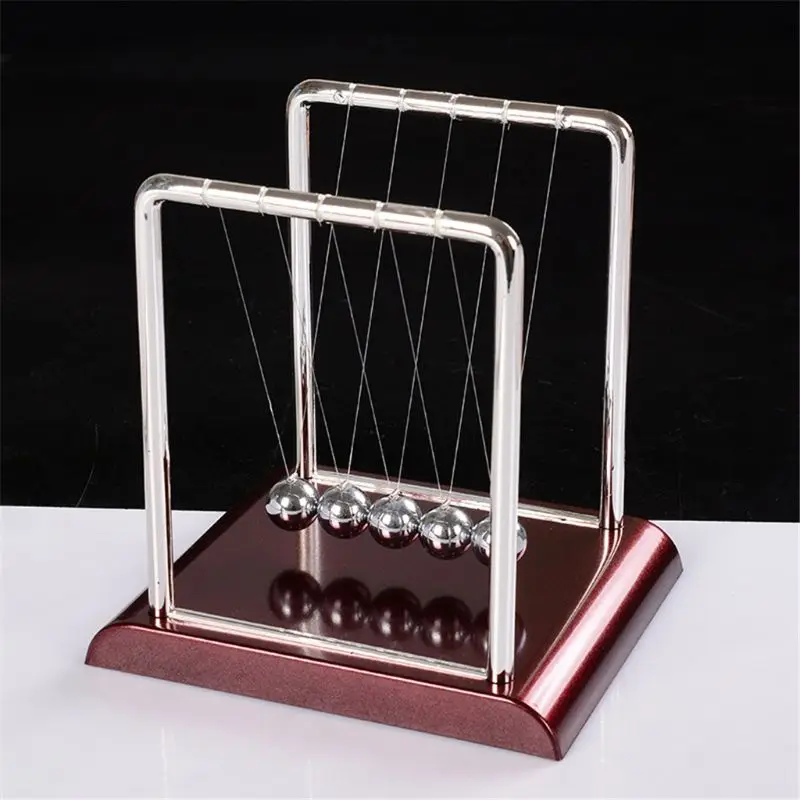 Newton's Cradle Steel Balance Ball Physics Science Pendulum Desk Toys Games Desk Home Decoration