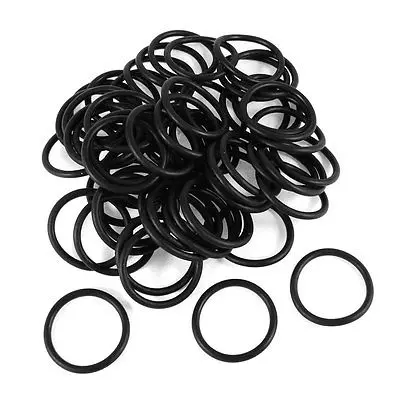 

60 Pcs 38mm x 4mm Rubber Sealing Washers Oil Filter O Rings Black