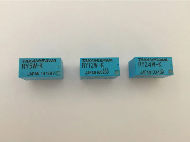 10pcs TAKAMISAWA RY5W-K RY12W-K RY24W-K 5/12/24V DPDT Signal Relay