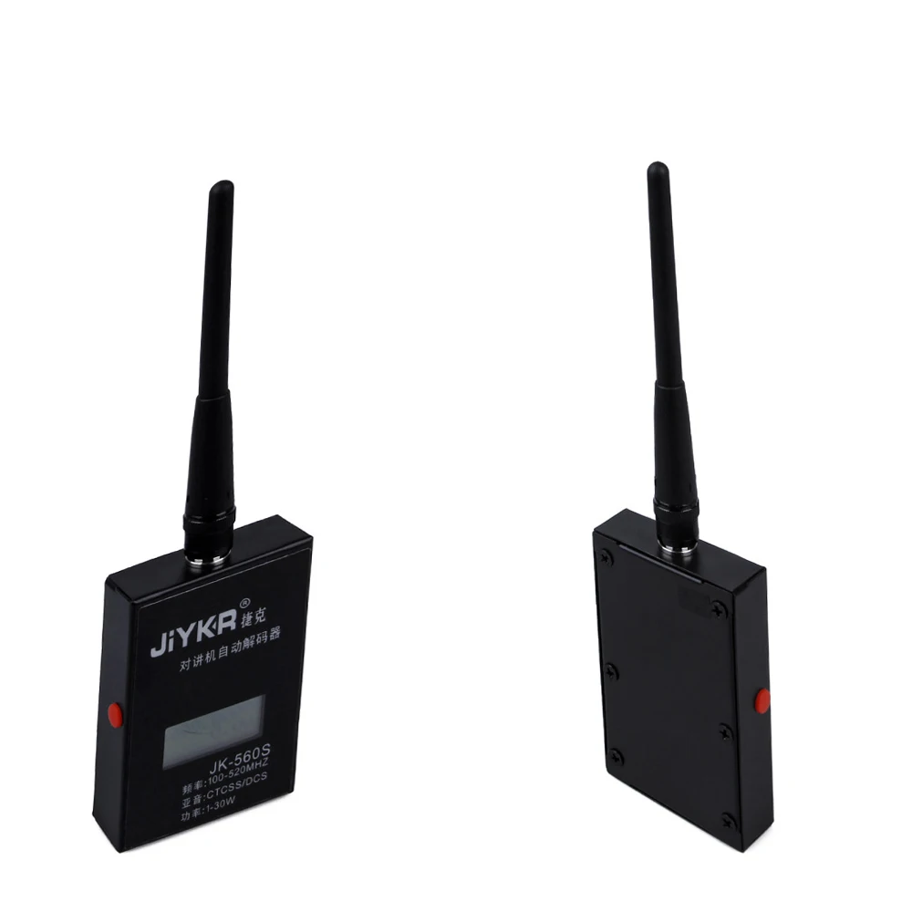 Frequency Counter JK560S For Baofeng Walkie Talkie Decoder 1-30w 100-520mhz CTCSS/DCS SMA-Female Antenna Frequency Counter
