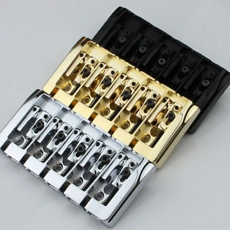 5-String Bass Bridge BB 405 w/Locking Zinc Saddles Dual Load 19mm