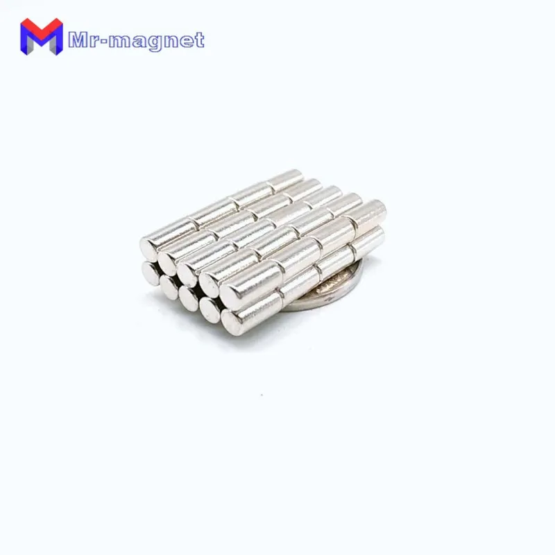 500pcs top quality 4x8mm Super Strong Round 4*8mm Magnets D4x8 Rare Earth Neodymium Magnet 4x8, 4mm x 8mm permanent magnet 4*8