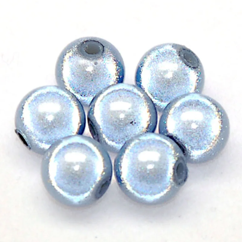 10MM Miracle Perles Magiques Acrylic Round Magic Pearl Spacer Loose Beads  For Jewelry Necklace Bracelet Making