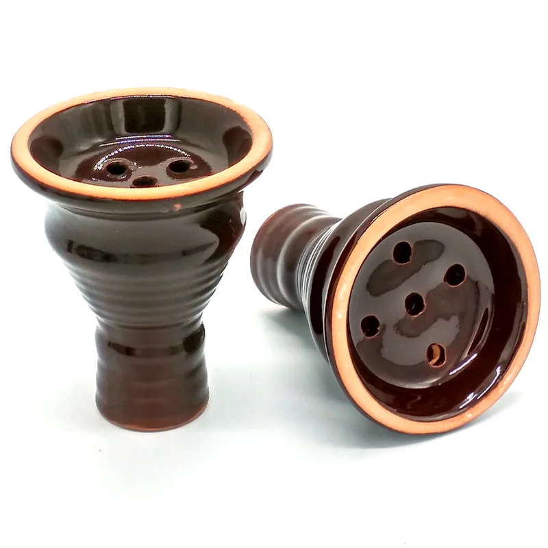 Ceramic Tobacco Bowl For Shisha Hookah / Chicha / Narguile Charcoal Holder Accessories SH210