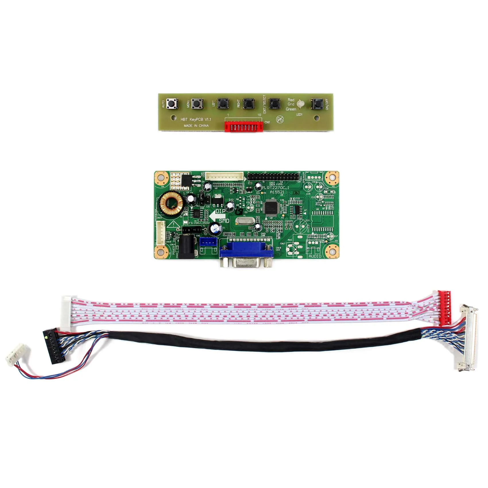 لوحة تحكم VGA LCD RT2270C لشاشة 12.1 بوصة 800x600 LQ121S1LG75 LCD