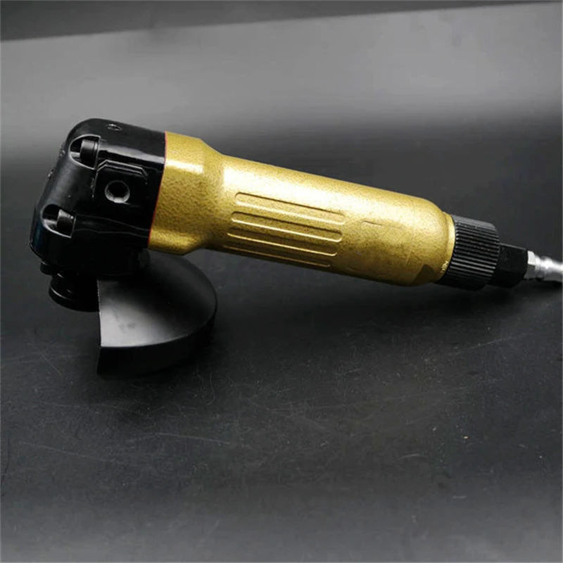 4 Inch Strength Type Pneumatic Angle Grinder Industrial Grade Air Grinding Machine Wind Sander Polisher Tools Rear Adjust