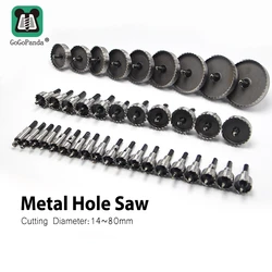 Free shipping 14-80mm Core Drill Bit Metal Hole Saw High Speed Steel Core Special for HSS Stainless Steel