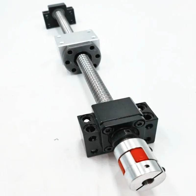 Free Shipping  ball screw SFU1605 & 2Pcs linear guide SBR16 L any length  +4 pcs SBR16UU & BK12 and BK12 & coupler 8