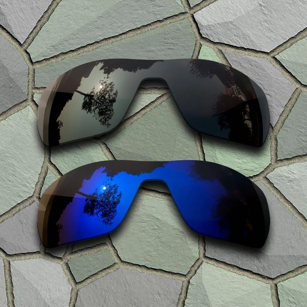 

Grey Black&Violet Blue Sunglasses Polarized Replacement Lenses for Oakley Offshoot