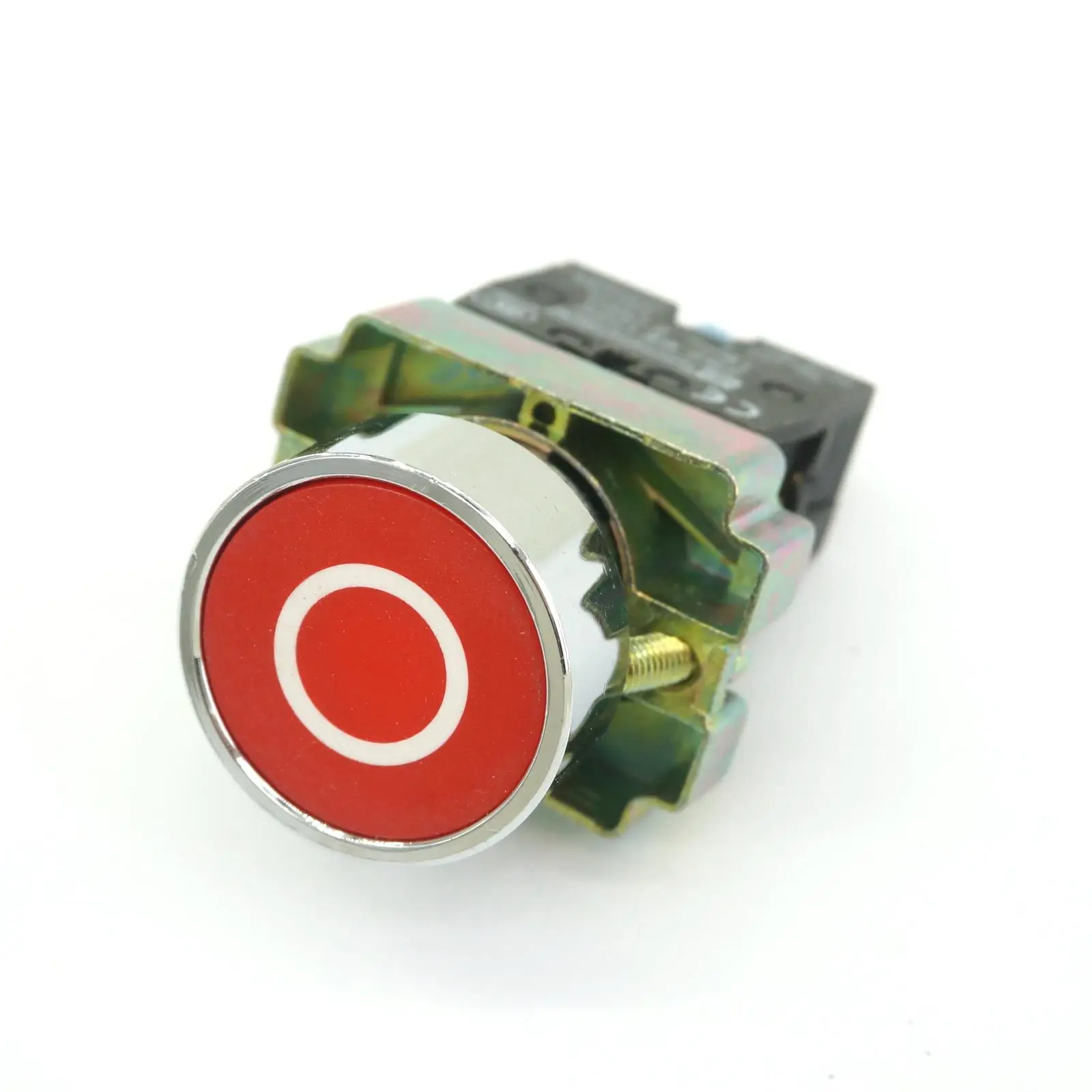 XB2BA4322C 1 N/C Momentary Flush Round Red Pushbutton Switch 22mm 10A 600V