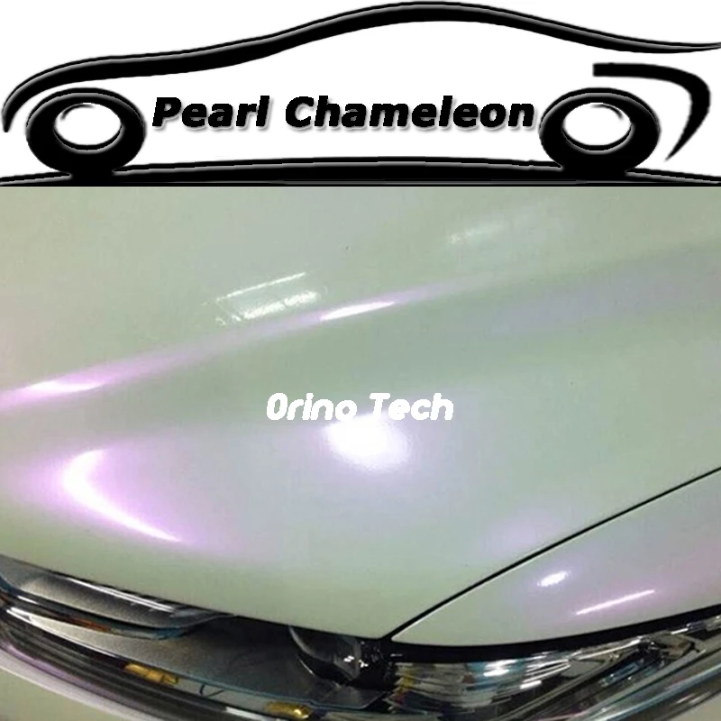 

Car Styling White Purple Glossy Chameleon Film Wrap Sticker Vehicle Truck Body Cover Wrapping Size: 5ft x 65ft Air Release