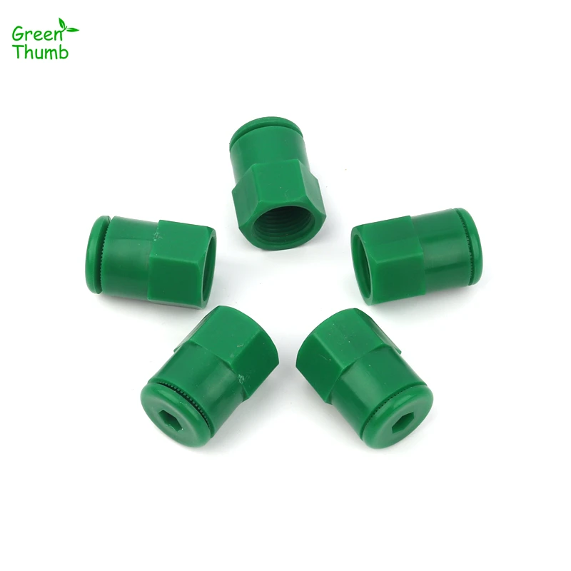 4pcs 1/2 Inch Female Thread Centrifugal Atomizing Sprinkler Green Thumb Adjustable Plastic Irrigation Nozzle