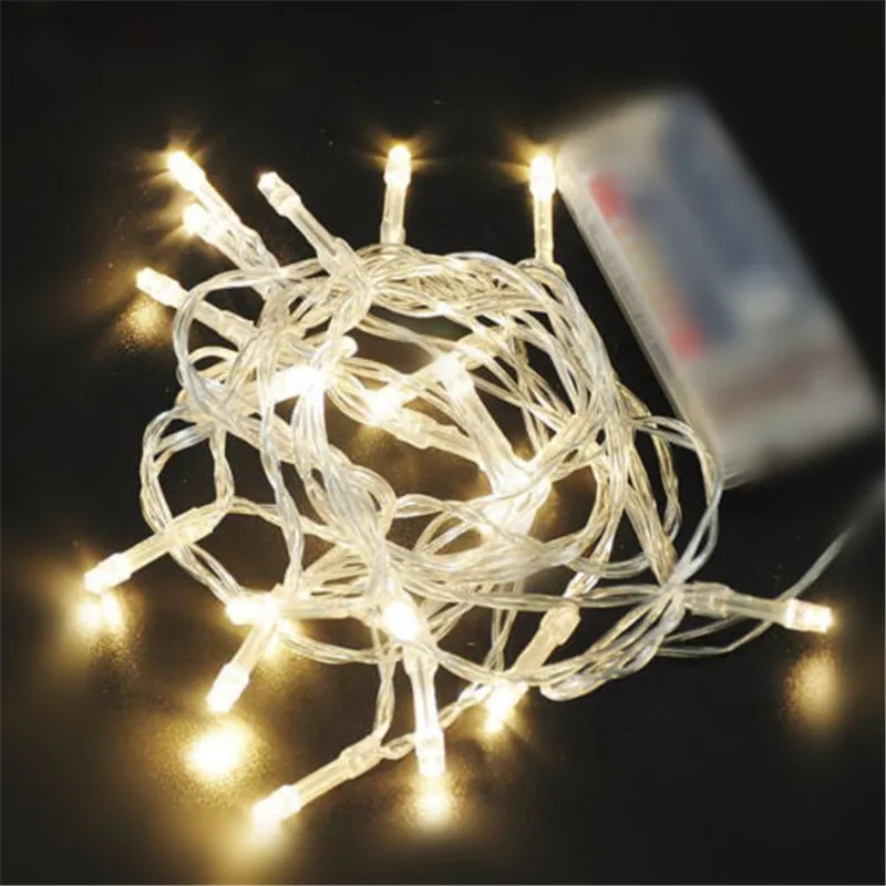 2M/3M/4M/5M/10M Led String Light 3xAA Battery Operated Fairy pvc String light Party christmas Wedding new year decoration