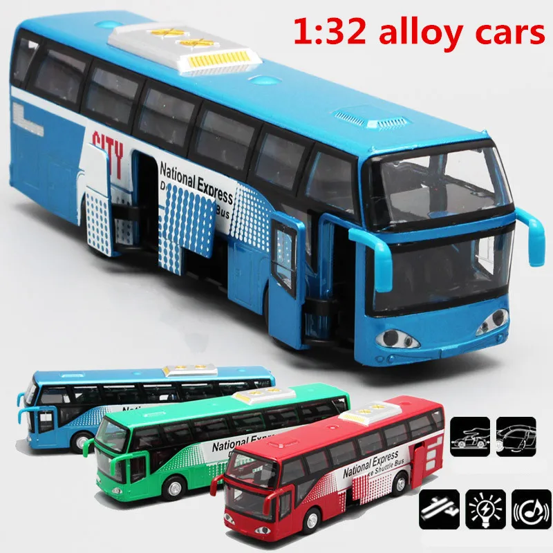 

1:32 alloy car models,high simulation city bus , metal diecasts, toy vehicles, pull back & flashing & musical, free shipping