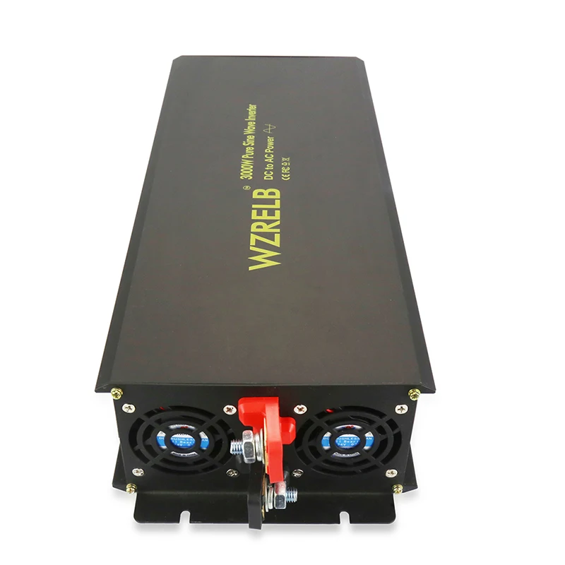3000W Solar Power Inverter 12V 230V Pure Sine Wave Inverter 12V/24V/36V DC to 120V/220V/240V AC Voltage Converter Remote Control