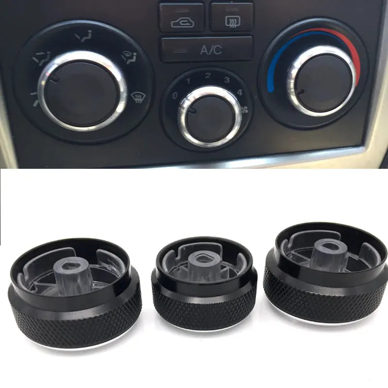 Air Conditioning Knob Aluminum Alloy AC Knob Heat Control Button For Hyundai Elantra 2004-2016