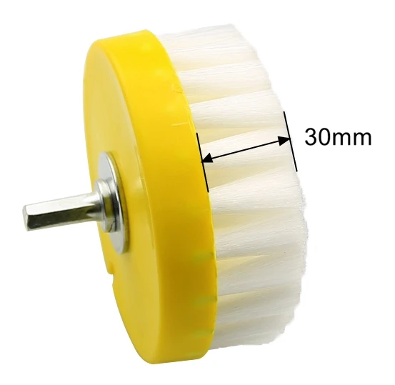 1 Stück 110mm sauberes Bürsten bohr rad für die Boden reinigung von Sofa teppichen autos – Detail 1