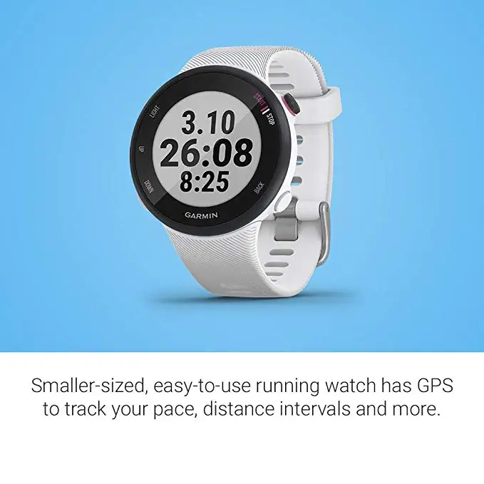 Montre de course GPS Forerunner 45s, originale, facile à utiliser, avec avantages, plan d'entraînement gratuit, prise en charge de la montre intelligente pour femmes et hommes