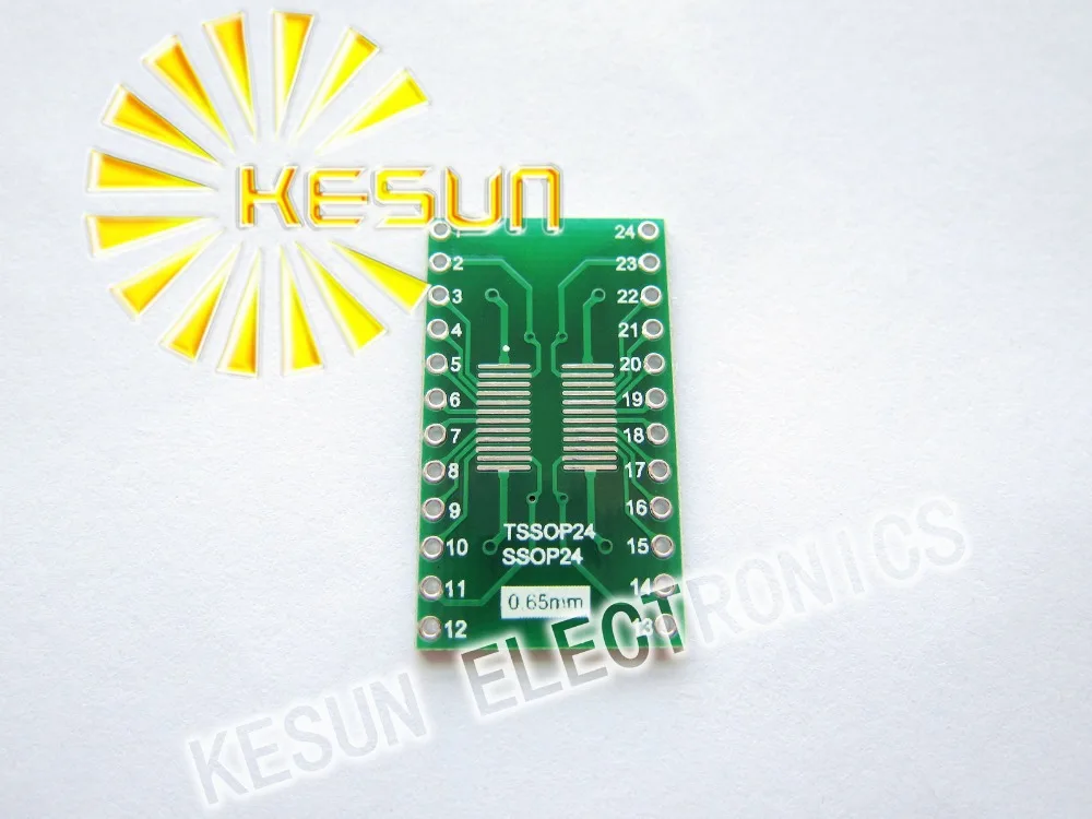 100PCS SOIC24 TSSOP24 SSOP24 SO24 SOP24 TURN DIP24 IC adapter Socket / Adapter plate  PCB Suitable for IC socket