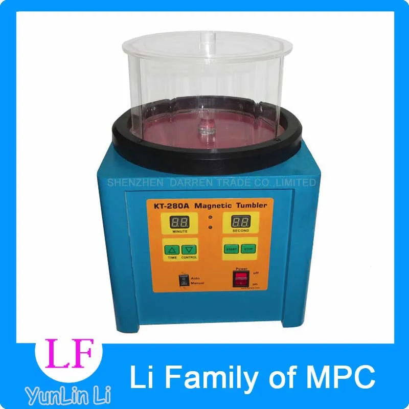 

1100g Ferromagnetic Powerful Magnetic Tumbler 110V/220V Electric Magnetic Polishing Machine KT-280