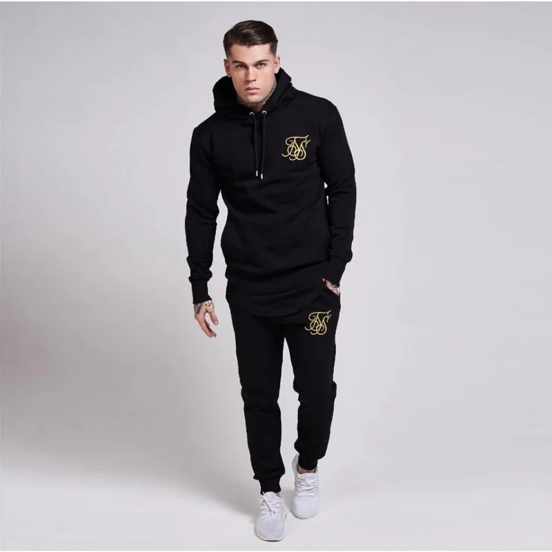 Brand Autum Winter Men Fashion Kanye West Sik Silk  Hoodies Sweatshirts Men Hip hop embroidery Cotton Hooded Man Clothing