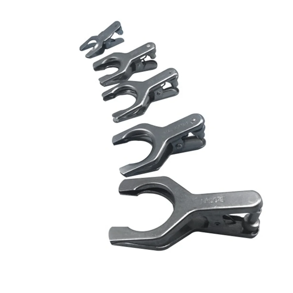 Multi Joint Stainless Steel Lab Clamp Pinch Clip Glass Ball Laboratory Quickfit