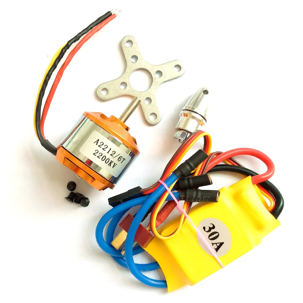 XXD A2212 2212 2200KV Brushless Motor With 30A Brushless ESC for RC Fixed Wing Plane Helicopter