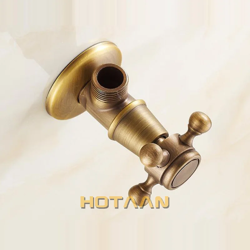 . Antique Brass Triangle Valve Water Control Valve Bathroom Tap Water Valve 1/2*1/2 Brass Angle valves ,YT-5182