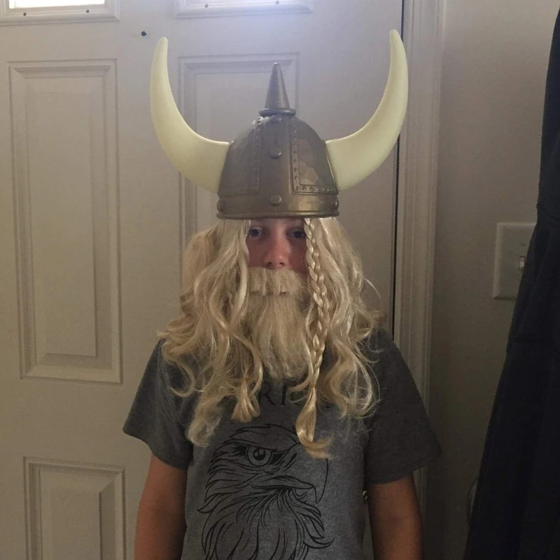 Novelty Viking Helmet Pirate Halloween Costumes Hat with horns makes Festival Party Strange Hat