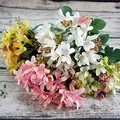 Künstliche Blumen Günstige Seidenhortensien Brautstrauß Hochzeit Heim Neujahrsdekoration Zubehör für Vasen-Pflanzen-Arrangements – Detail 19
