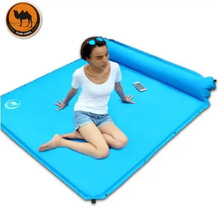 CS-033-3 2 Person Broadened Automatic Inflatable Mattress Outdoor Camping Cushion Car Self Driving Hiking Picnic Pad BBQ Mat