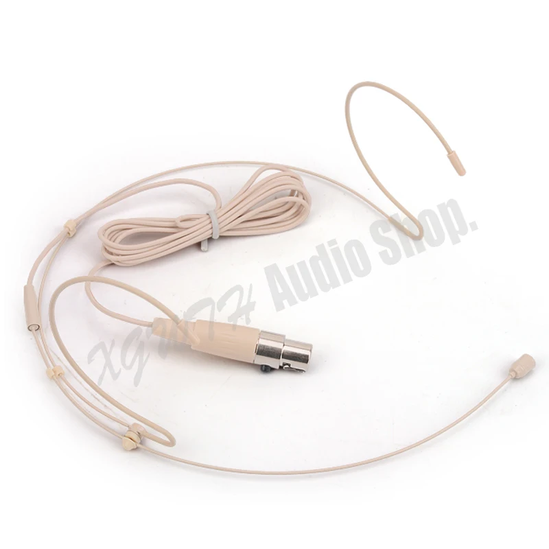 Profession 3-Pin Mini XLR 3pin TA3F Connector Headset Microphone Condenser Mic for AKG Samson Wireless Body-Pack Transmitter