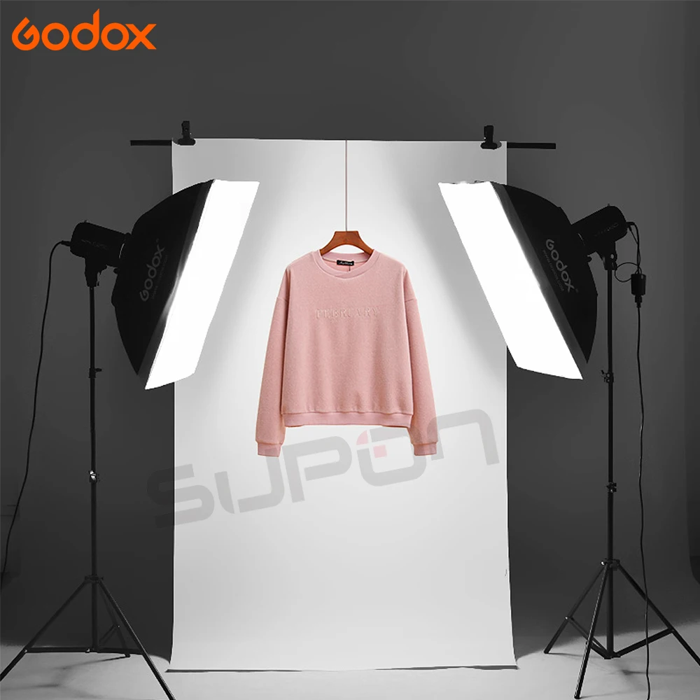 Godox Photography kits E250 220V Flash Light With AT-16 Trigger  50*70 cm Softbox  2m Light Stand to Photography  Studio