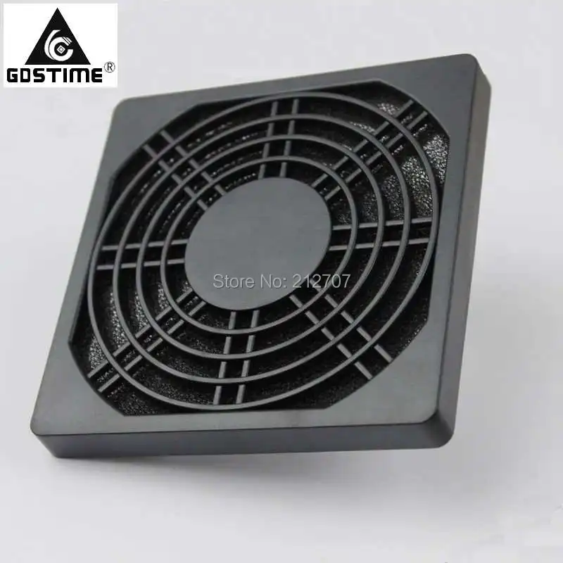 100PCS LOT Gdstime 90mm Fan Dustproof Plastic 9cm Computer Case Mesh PC Dust Filter Black