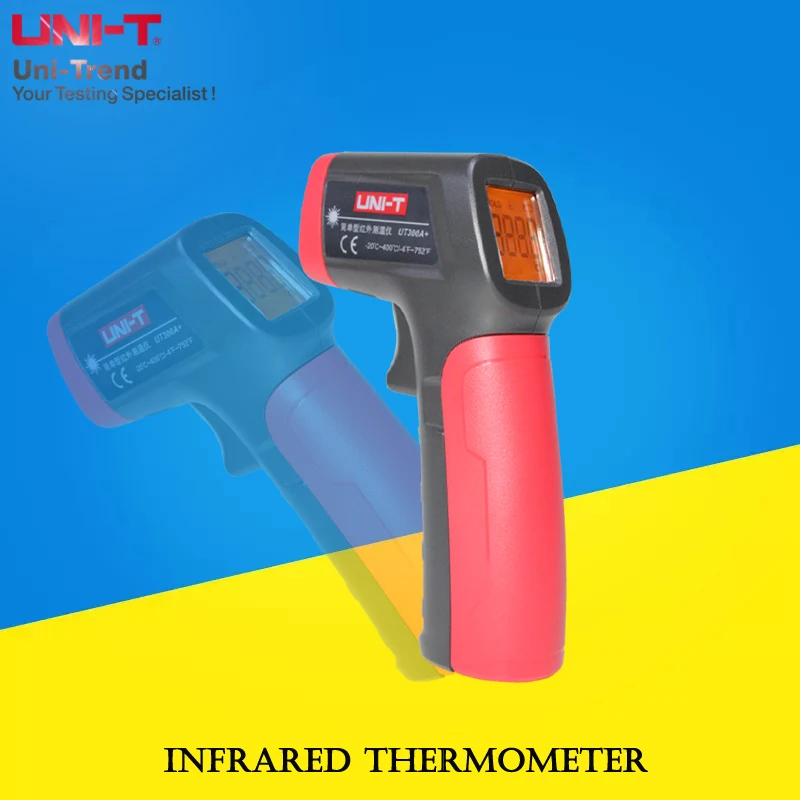 UNI-T UT300A+ Infrared Thermometer; high precision kitchen water temperature / oil temperature / thermometer / temperature gun