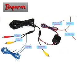 BOQUERON Filter Car Auto Vehicle Rear View Camera Fault Camera Adapter Navi car Electric relay Relais adapter 12V to 24V