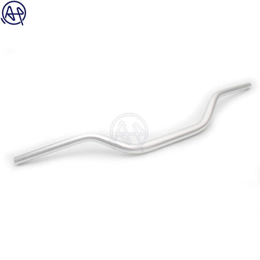 1pcs Universal 22mm 28mm Black/Silver Aluminum Tracker Motorcycle Handlebars Drag Bar For Street Motorcross Dirt Bike ATV