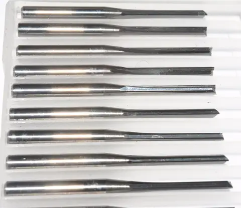 3.17mm 4mm 6mm 8mm 10mm shank-10pcs,cnc solid carbide end mill,woodworking router bit,wood tool,straight milling cutter